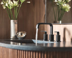 MOEN TVS5758BL Cambium Two-Handle High Arc Bathroom Faucet - Matte Black