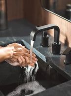 MOEN TVS5758BL Cambium Two-Handle High Arc Bathroom Faucet - Matte Black