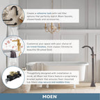MOEN S3105 Doux One-Handle Tub Filler Including Handheld Shower - Chrome