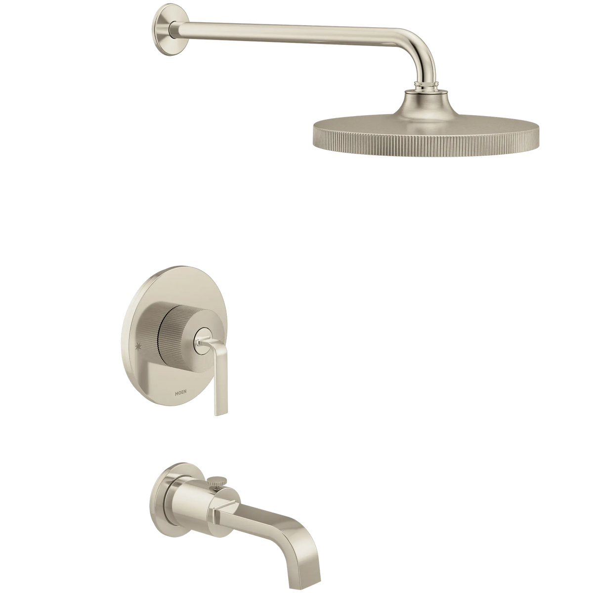 MOEN UTS22583EPNLBN Cambium M-Core 2-Series Tub and Shower Trim - Brushed Nickel/Polished Nickel