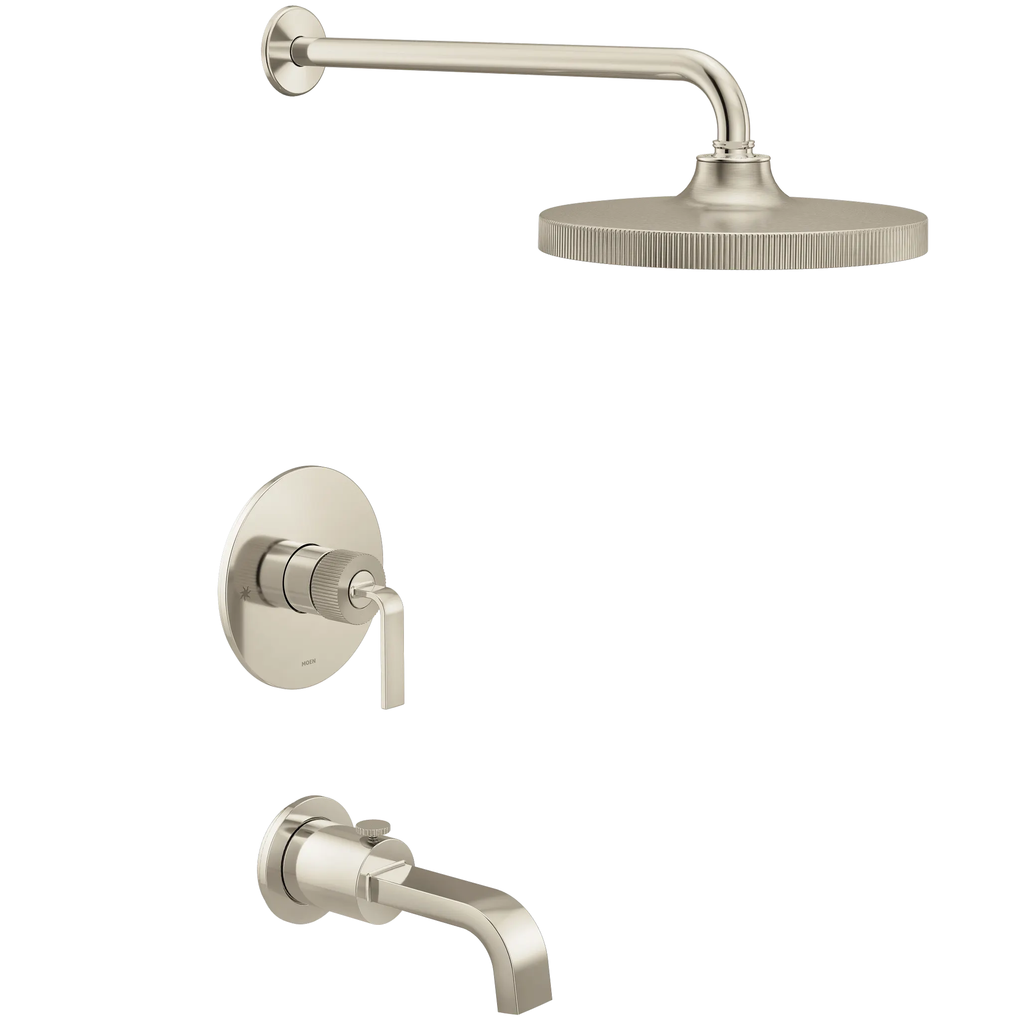 MOEN UTS3583EPNLBN Cambium M-Core 3-Series Tub and Shower Trim - Brushed Nickel/Polished Nickel