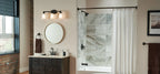 MOEN YB2863ORB Eva  Three Globe Bath Light In Oil Rubbed Bronze