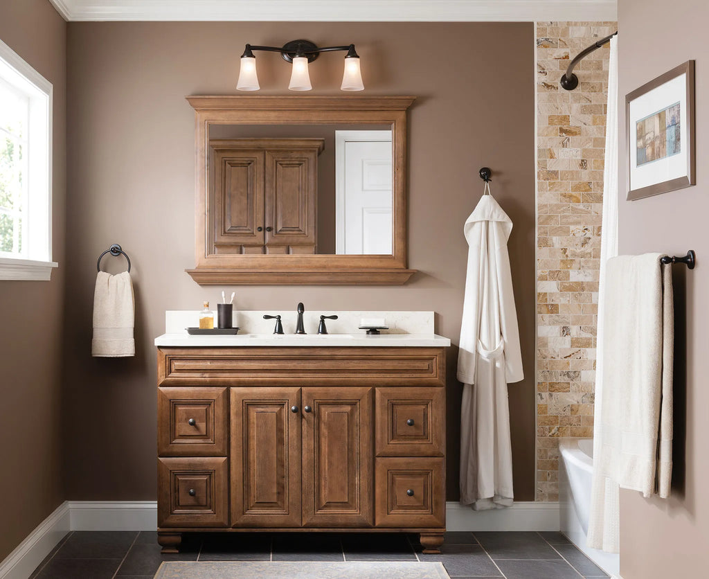 MOEN YB2863ORB Eva  Three Globe Bath Light In Oil Rubbed Bronze