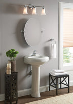 MOEN YB2863CH Eva  Three Globe Bath Light In Chrome