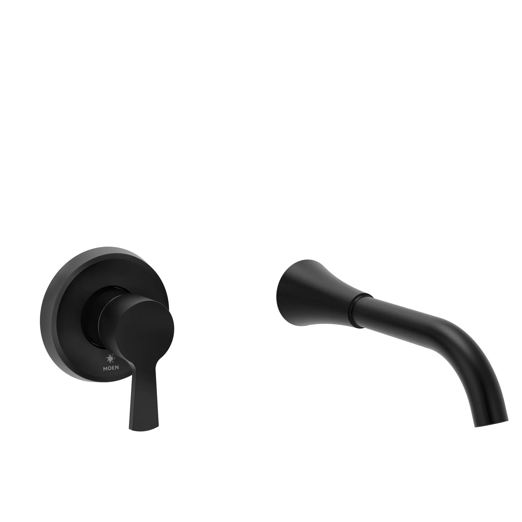MOEN WT430BL Jase Wall Mount Tub Filler Trim - Matte Black