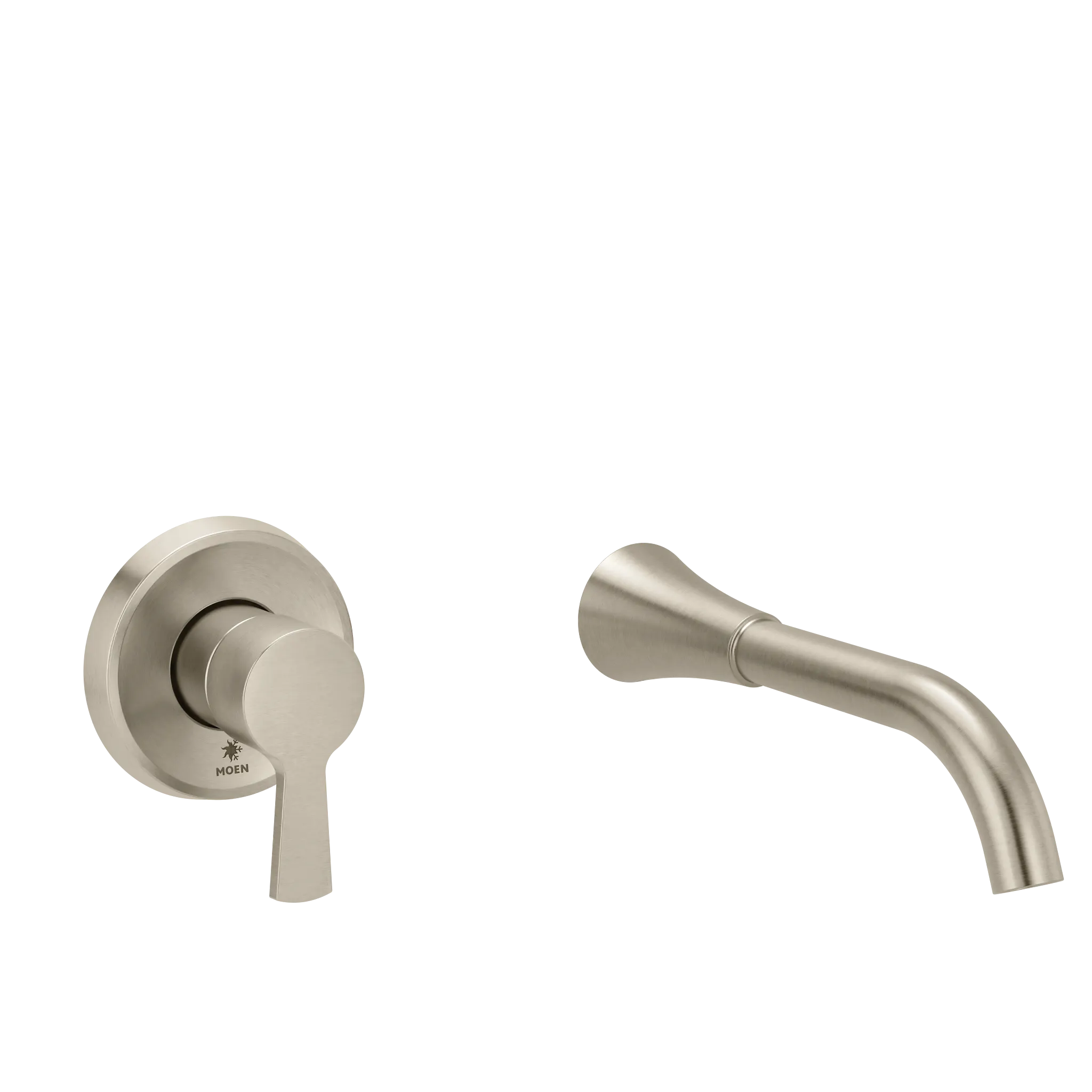 MOEN WT430BN Jase Wall Mount Tub Filler Trim - Brushed Nickel