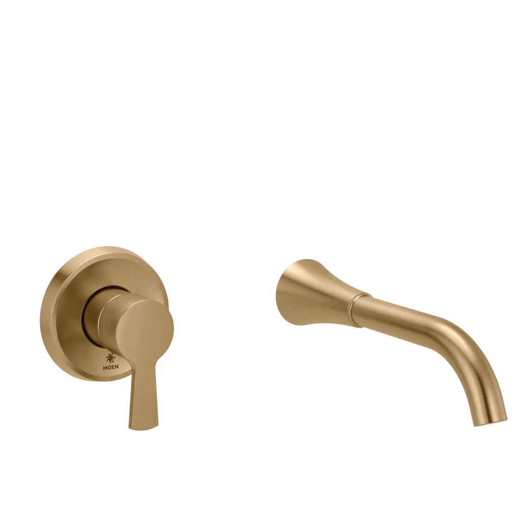 MOEN WT430BZG Jase Wall Mount Tub Filler Trim - Bronzed Gold