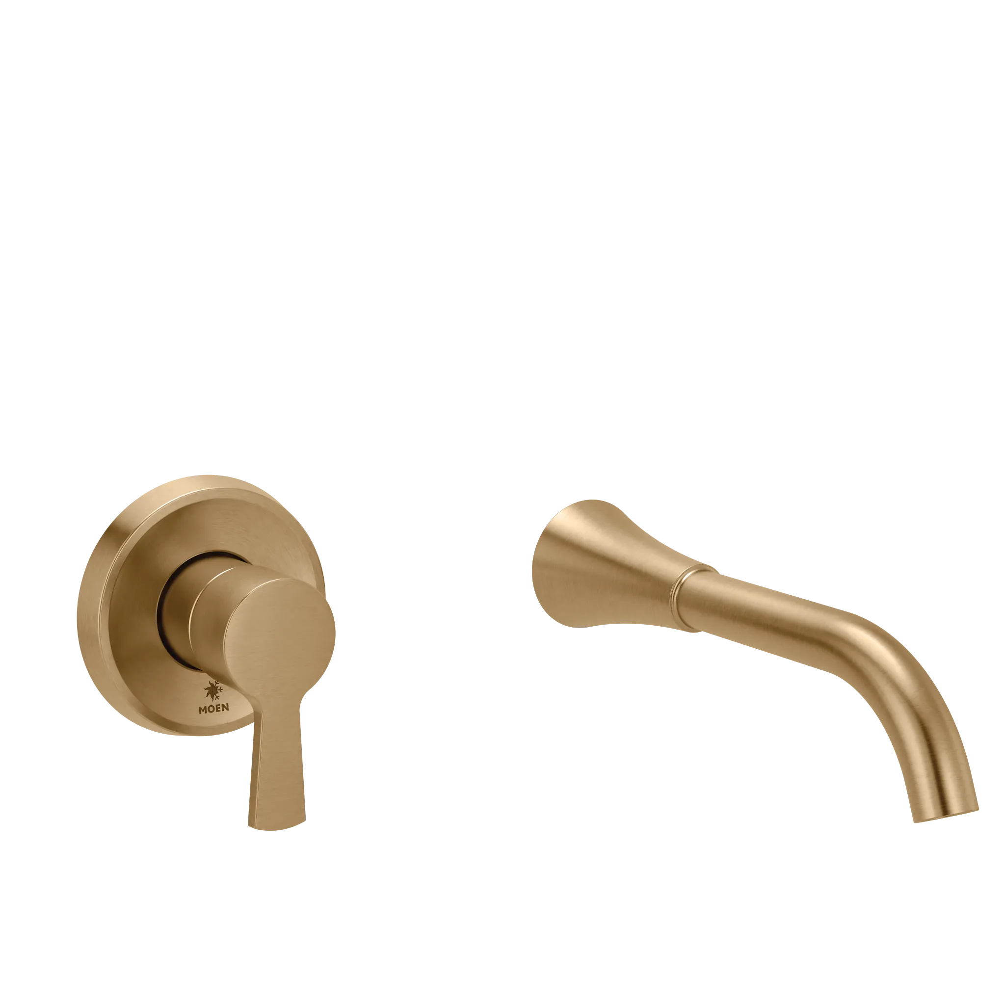 MOEN WT430BZG Jase Wall Mount Tub Filler Trim - Bronzed Gold