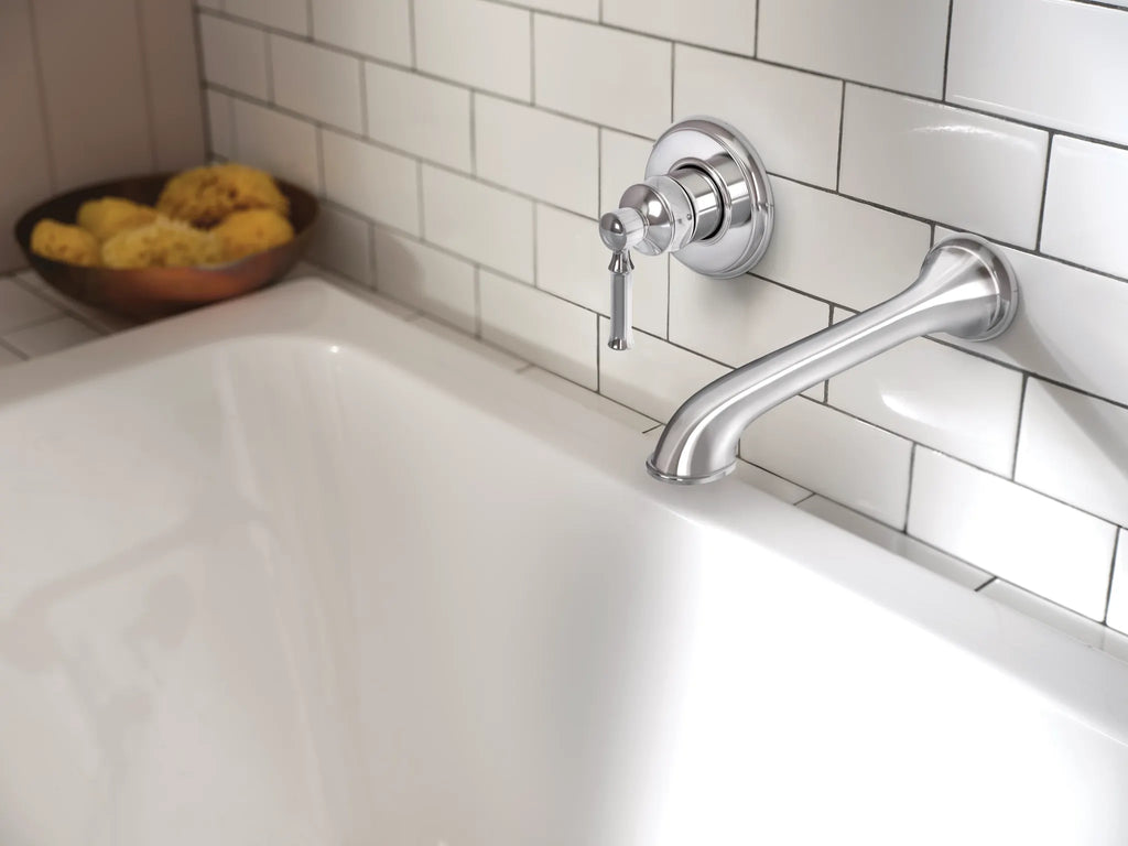 MOEN WT681 Dartmoor Wall Mount Tub Filler Trim - Chrome