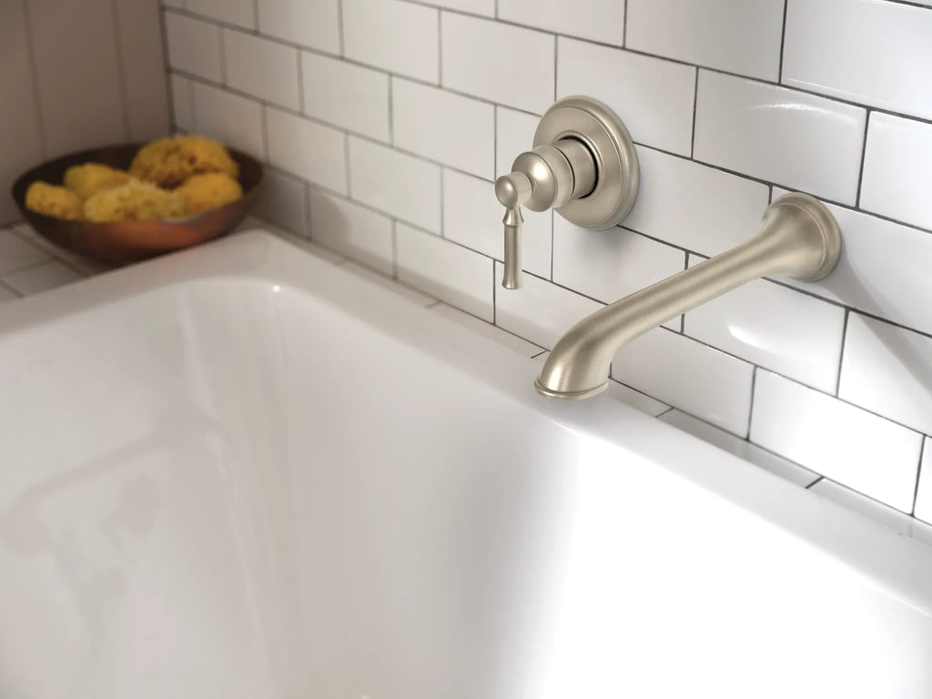 MOEN WT681BN Dartmoor Wall Mount Tub Filler Trim - Brushed Nickel