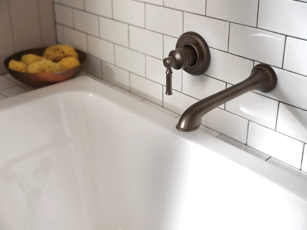 MOEN WT681ORB Dartmoor Wall Mount Tub Filler Trim - Oil Rubbed Bronze