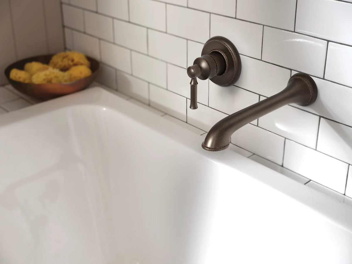 MOEN WT681ORB Dartmoor Wall Mount Tub Filler Trim - Oil Rubbed Bronze