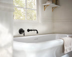 MOEN WTS44501BL Colinet Wall Mount Tub Filler Trim - Matte Black