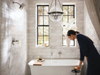 MOEN WTS921NL Flara Wall Mount Tub Filler Trim - Polished Nickel