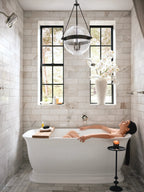 MOEN WTS921NL Flara Wall Mount Tub Filler Trim - Polished Nickel