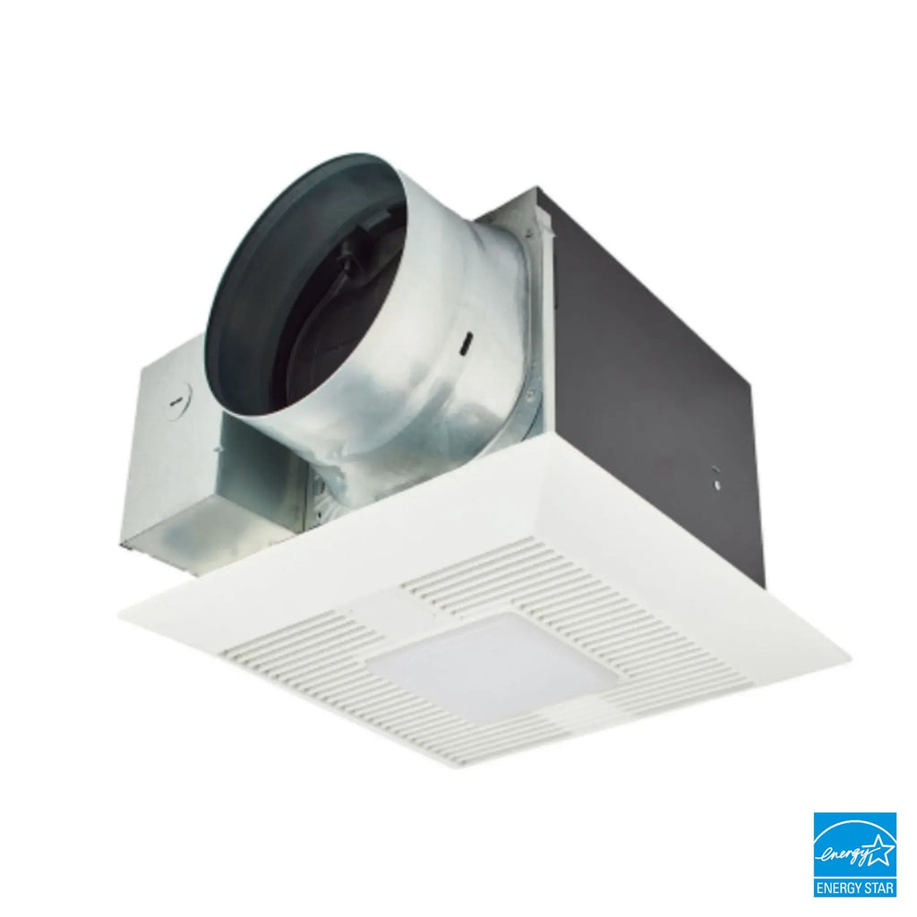 PANASONIC FV-1115VKL3 WhisperGreen Select Single Speed Fan/Dimmable LED Light & Night-light, high speed 110/130/150 CFM