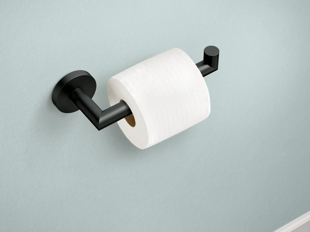 MOEN Y5709BL Arlys  Single-Post Paper Holder In Matte Black