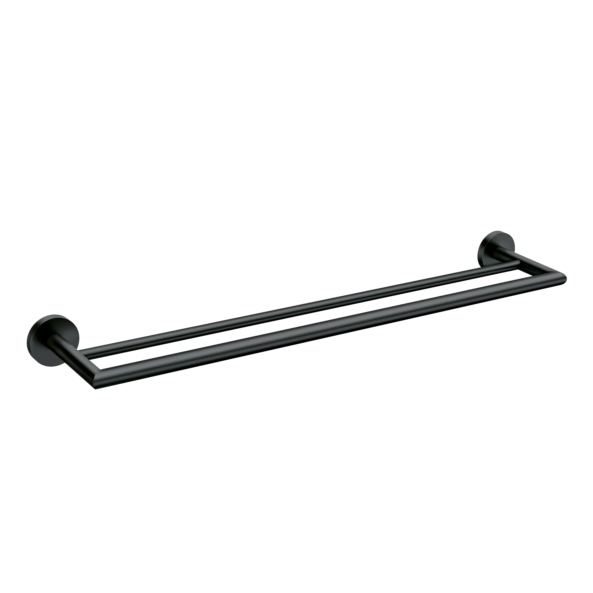 MOEN Y5722BL Arlys  Double Towel Bar In Matte Black