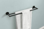MOEN Y5722BL Arlys  Double Towel Bar In Matte Black