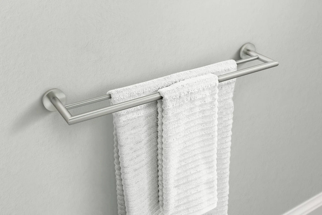 MOEN Y5722BN Arlys  Double Towel Bar In Brushed Nickel