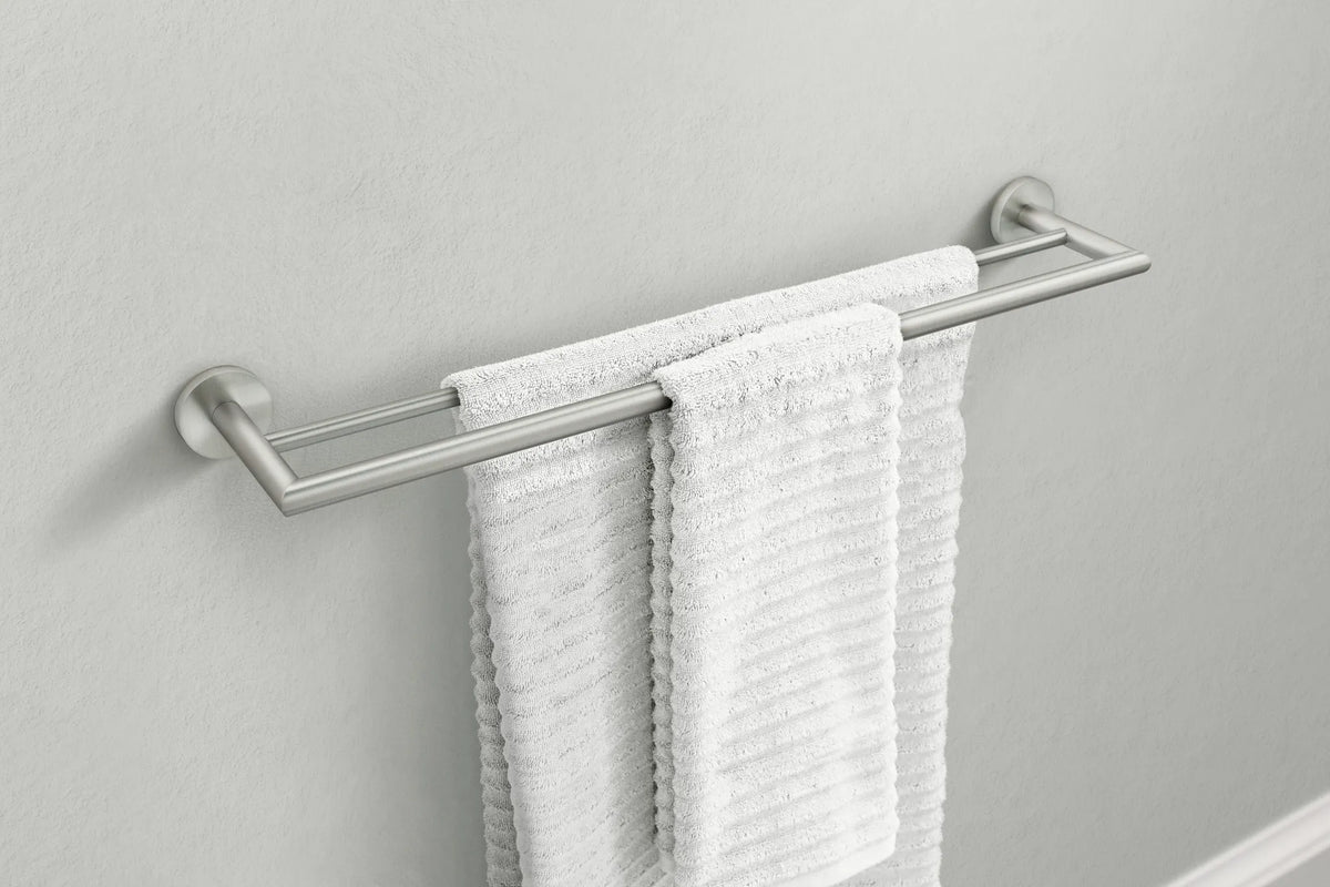 MOEN Y5722BN Arlys  Double Towel Bar In Brushed Nickel