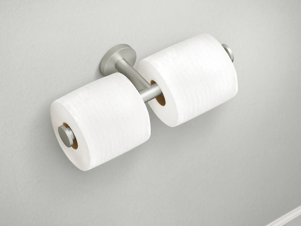 MOEN Y5788BN Arlys  Double Paper Holder In Brushed Nickel