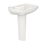 TOTO LPT242.4G#11 Prominence Oval Basin Pedestal Bathroom Sink With Cefiontect For 4 Inch Center Faucets - Colonial White