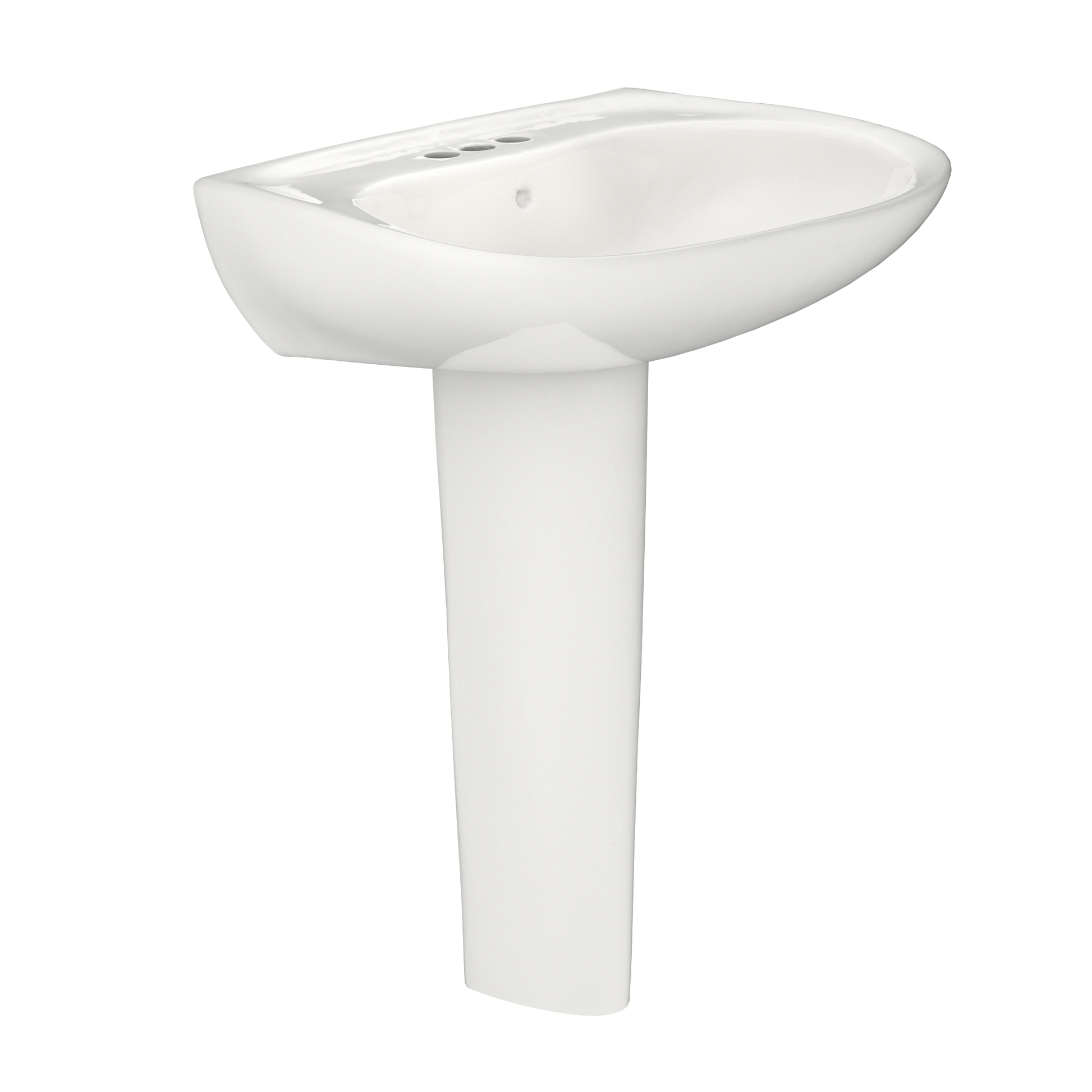 TOTO LPT242.4G#11 Prominence Oval Basin Pedestal Bathroom Sink With Cefiontect For 4 Inch Center Faucets - Colonial White