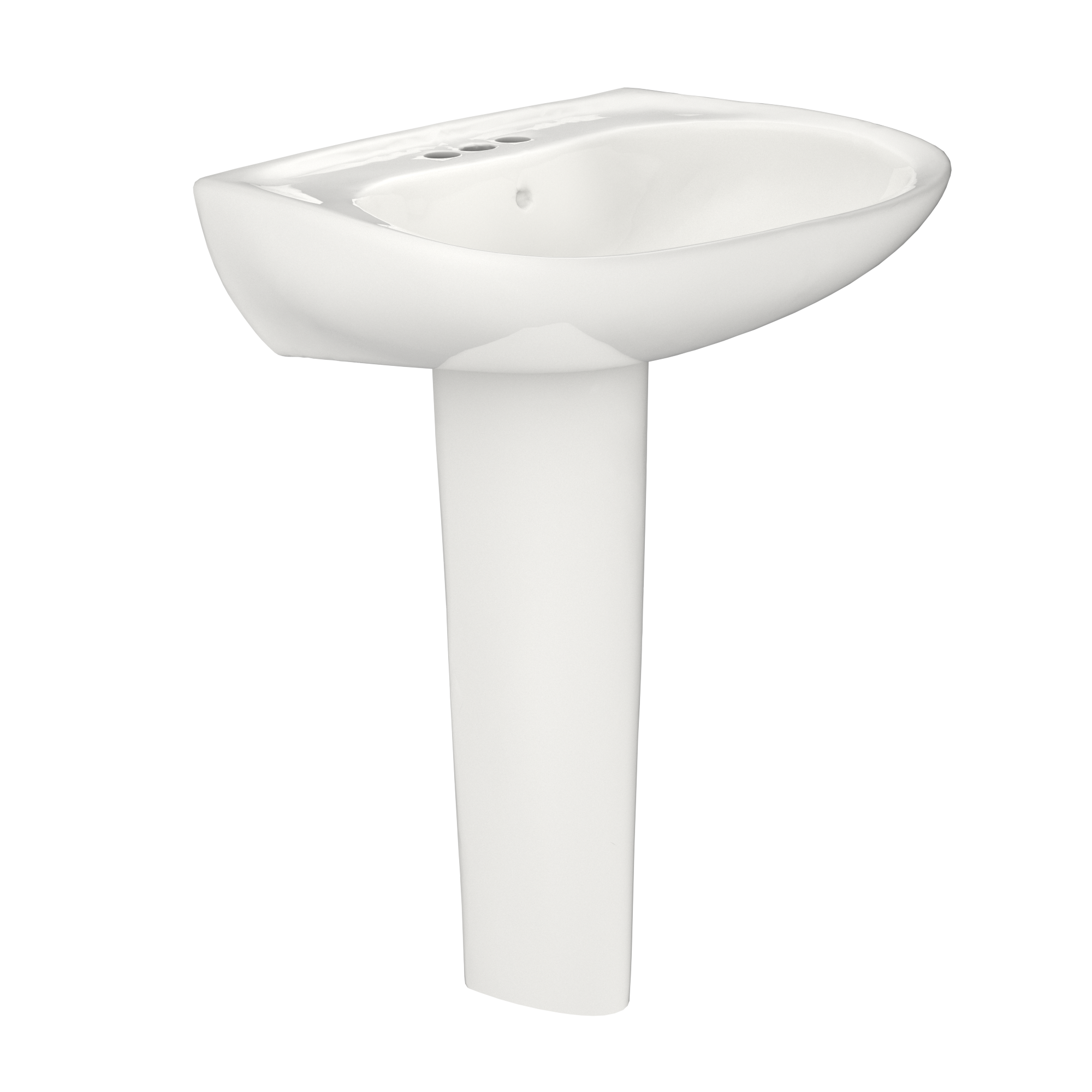 TOTO LPT242.4G#11 Prominence Oval Basin Pedestal Bathroom Sink With Cefiontect For 4 Inch Center Faucets - Colonial White