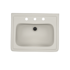 TOTO LPT532.8N#12 Promenade 24" X 19-1/4" Rectangular Pedestal Bathroom Sink For 8 Inch Center Faucets - Sedona Beige