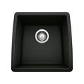 BLANCO 442938 Performa Performa SILGRANIT 17" Undermount Bar Sink - Coal Black in Coal Black