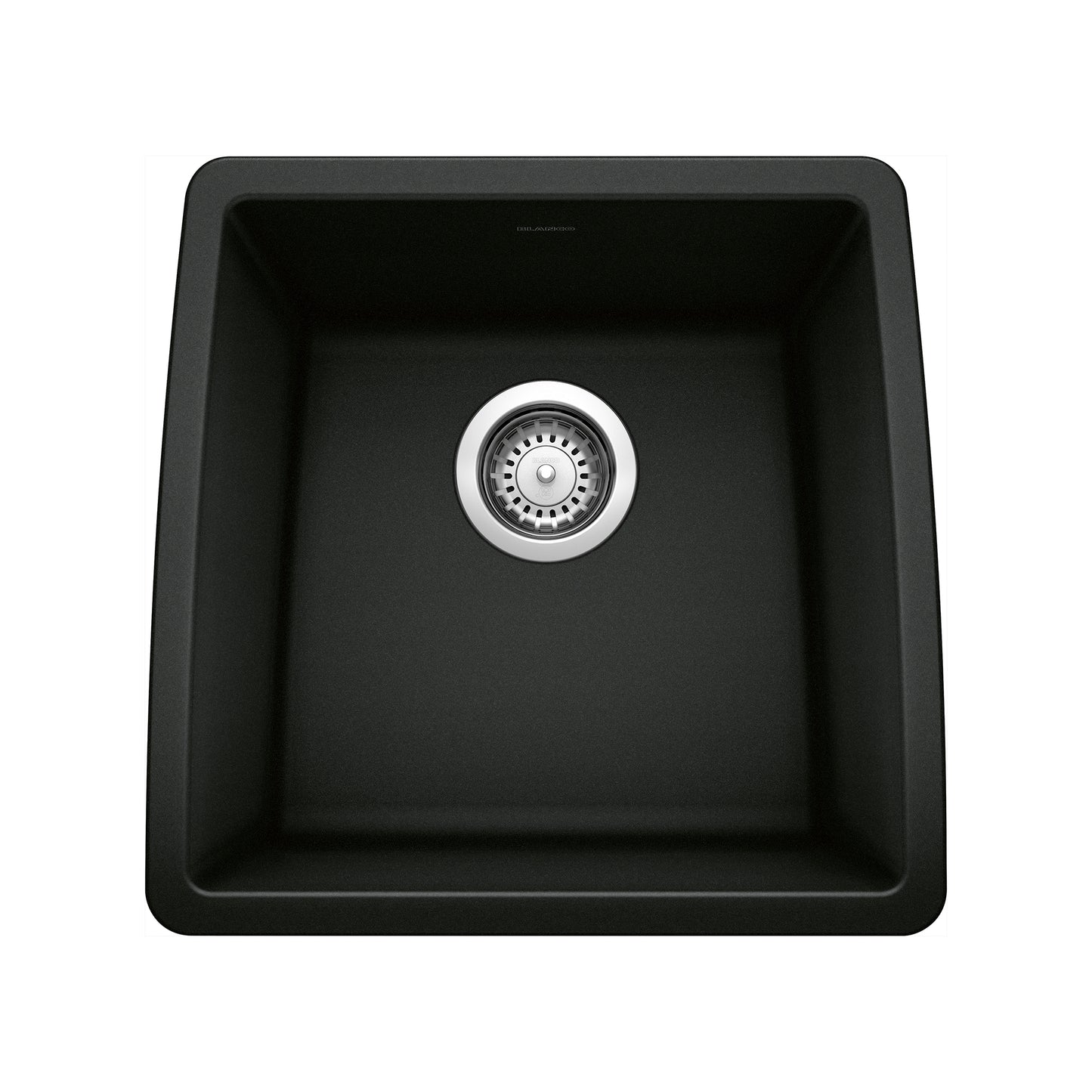 BLANCO 442938 Performa Performa SILGRANIT 17" Undermount Bar Sink - Coal Black in Coal Black