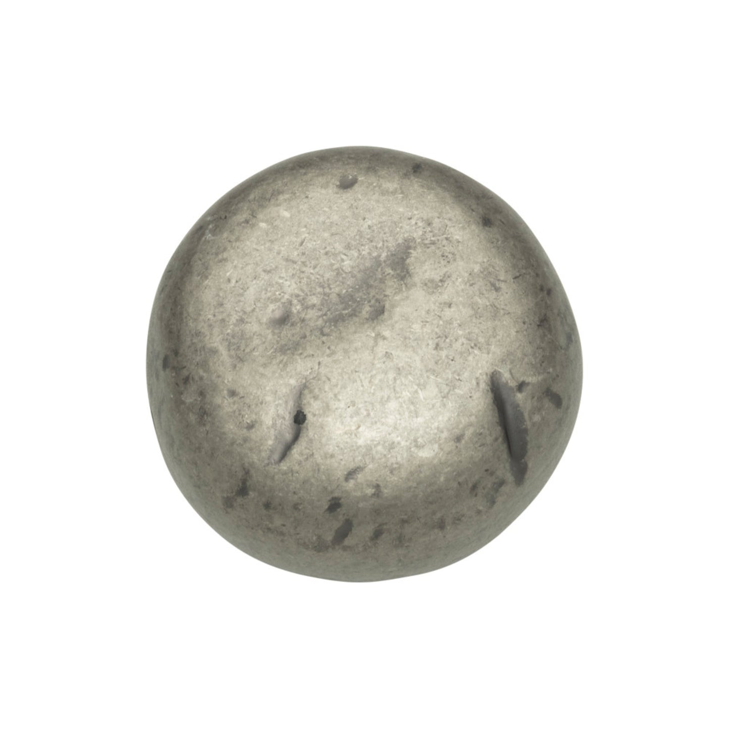 ATLAS 331-P Distressed 1 3/8" Diameter Round Knob - Pewter