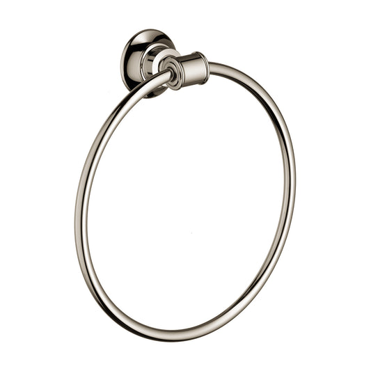 AXOR Montreux Towel Ring in Polished Nickel