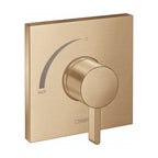 HANSGROHE 15724141 Ecostat Square Pressure Balance Trim - Brushed Bronze