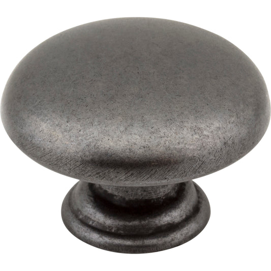 ELEMENTS 3950-DACM Gatsby 1-3/16" Diameter Mushroom Knob - Gun Metal