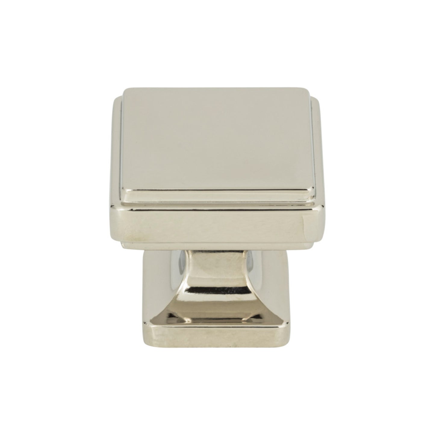 ATLAS A201-PN Kate 1 1/4" Length Square Knob - Polished Nickel