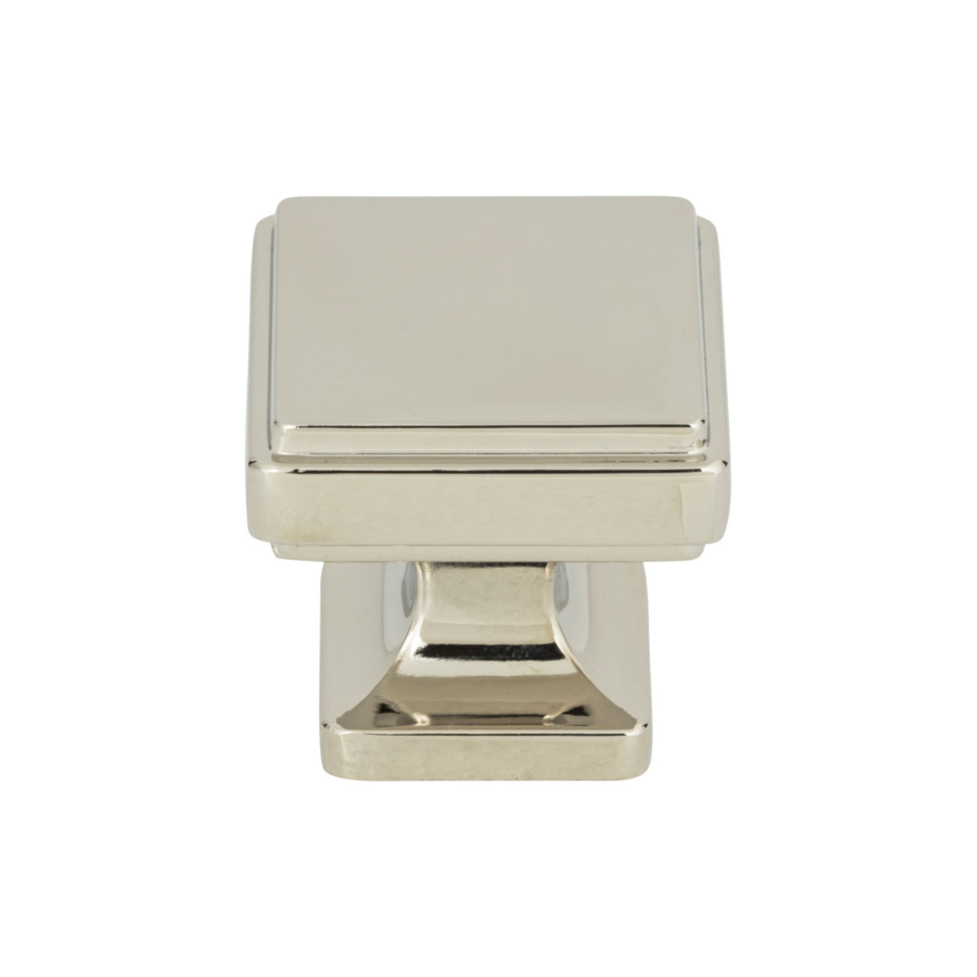 ATLAS A201-PN Kate 1 1/4" Length Square Knob - Polished Nickel