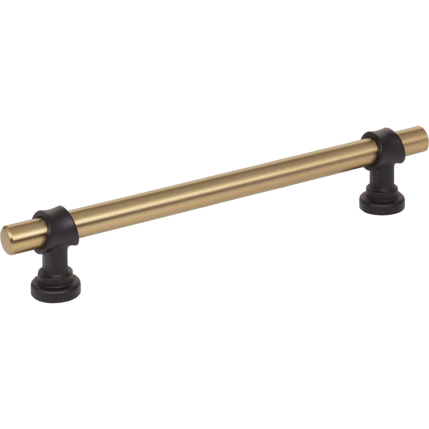 TOP KNOBS M2729 Bit 6 5/16" Center to Center Bar Pull - Honey Bronze and Flat Black