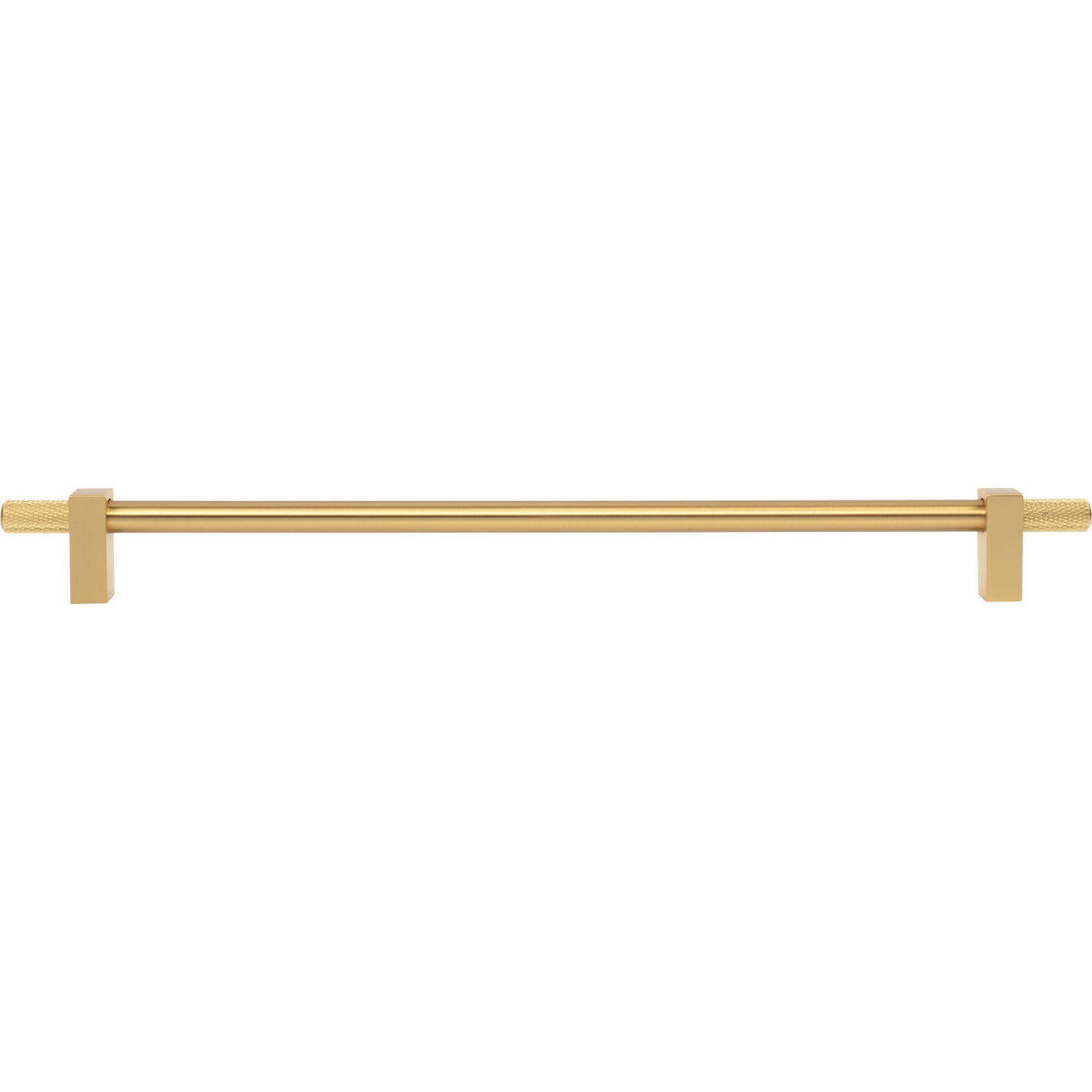 JEFFREY ALEXANDER 698-305BG Larkin Knurled Ends 305 mm Center-to-Center Bar Pull - Brushed Gold