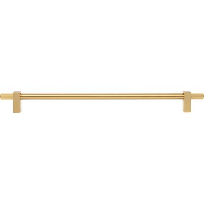 JEFFREY ALEXANDER 698-305BG Larkin Knurled Ends 305 mm Center-to-Center Bar Pull - Brushed Gold