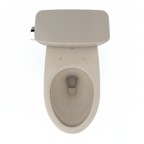 TOTO CST776CSFG#03 Drake  Two-Piece Elongated 1.6 Gpf Universal Height Tornado Flush Toilet With Cefiontect - Bone