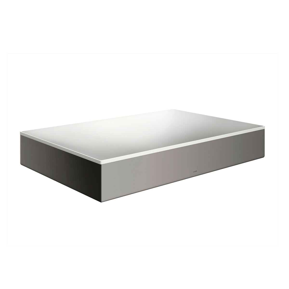 AXOR 42004330 Suite Sinks Square Sink without Overflow, 23 5/8" x 15 3/4" - Polished Black Chrome