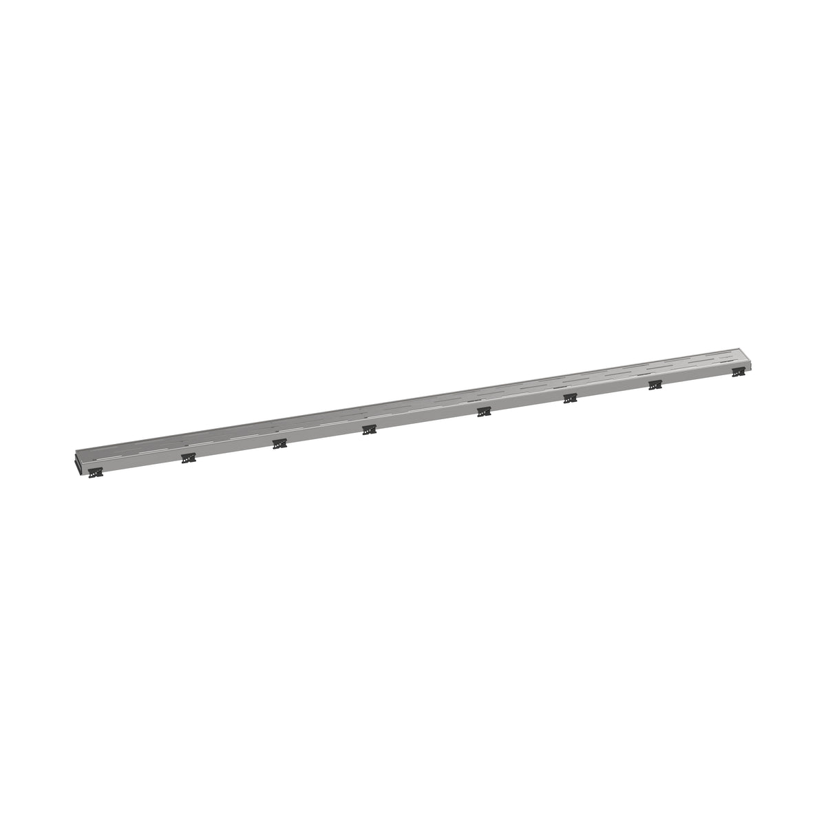 HANSGROHE 56129801 RainDrain Match Classic Trim 59 Classic 1/8" with Height Adjustable Frame - Brushed Stainless Steel