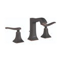 HANSGROHE 31073921 Metris C Widespread Faucet 100 with Pop-Up Drain, 1.2 GPM - Rubbed Bronze