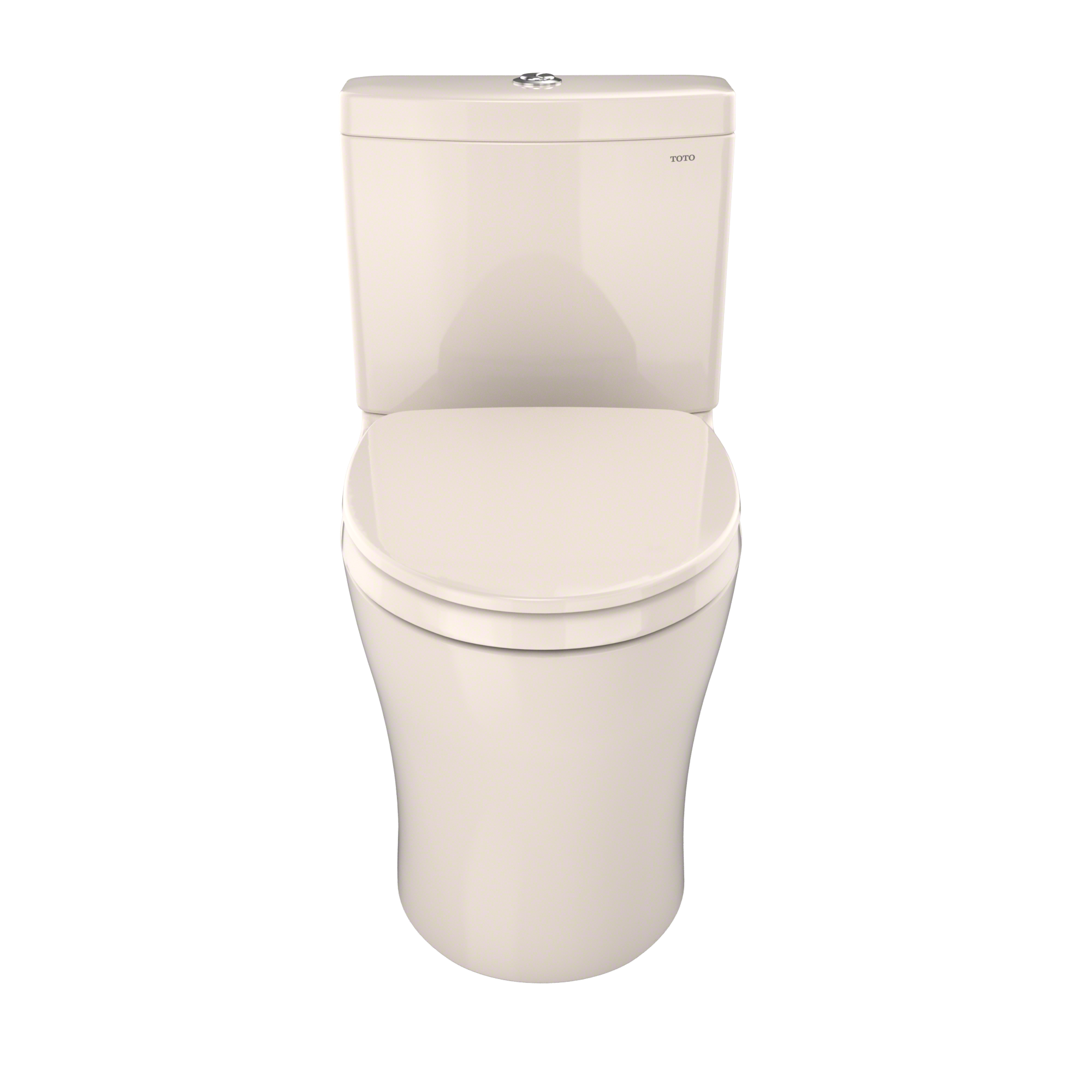 TOTO MS446124CEMGN#12 Aquia Iv Washlet+ Two-Piece Elongated Dual Flush 1.28 And 0.9 Gpf Toilet With Cefiontect - Sedona Beige