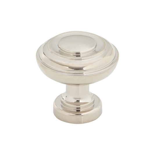 TOP KNOBS TK3070PN Ulster 1 1/4" Diameter Mushroom Knob - Polished Nickel