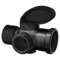 MOEN A720BL Shower Arm Diverter (2.5"L X 2"W X 3"H) - Matte Black