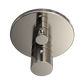 TOTO TBV01408U#PN Round Thermostatic Mixing Valve with Two-Way Diverter Shower Trim , Polished Nickel