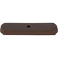 TOP KNOBS M1433 Aspen Rectangle Knob Backplate - Mahogany Bronze